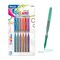 BAZIC GeLuxe 6 Glitter Colors Gel Pens, 1.0 mm Medium, Smooth Gel Ink
